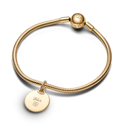 Engravable Round Tag Dangle Charm