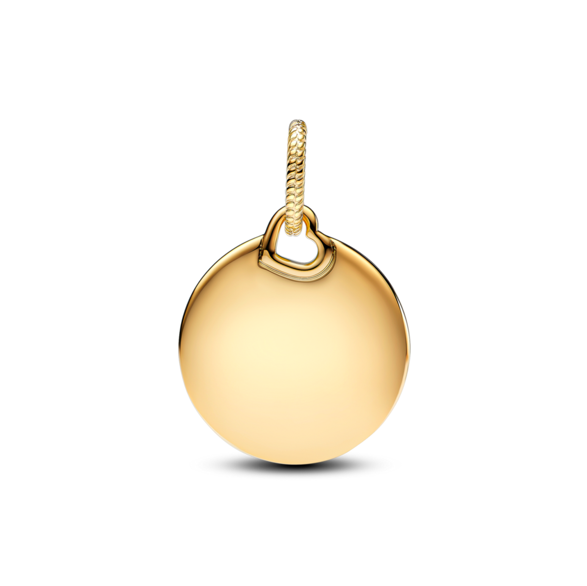 Engravable Round Tag Dangle Charm