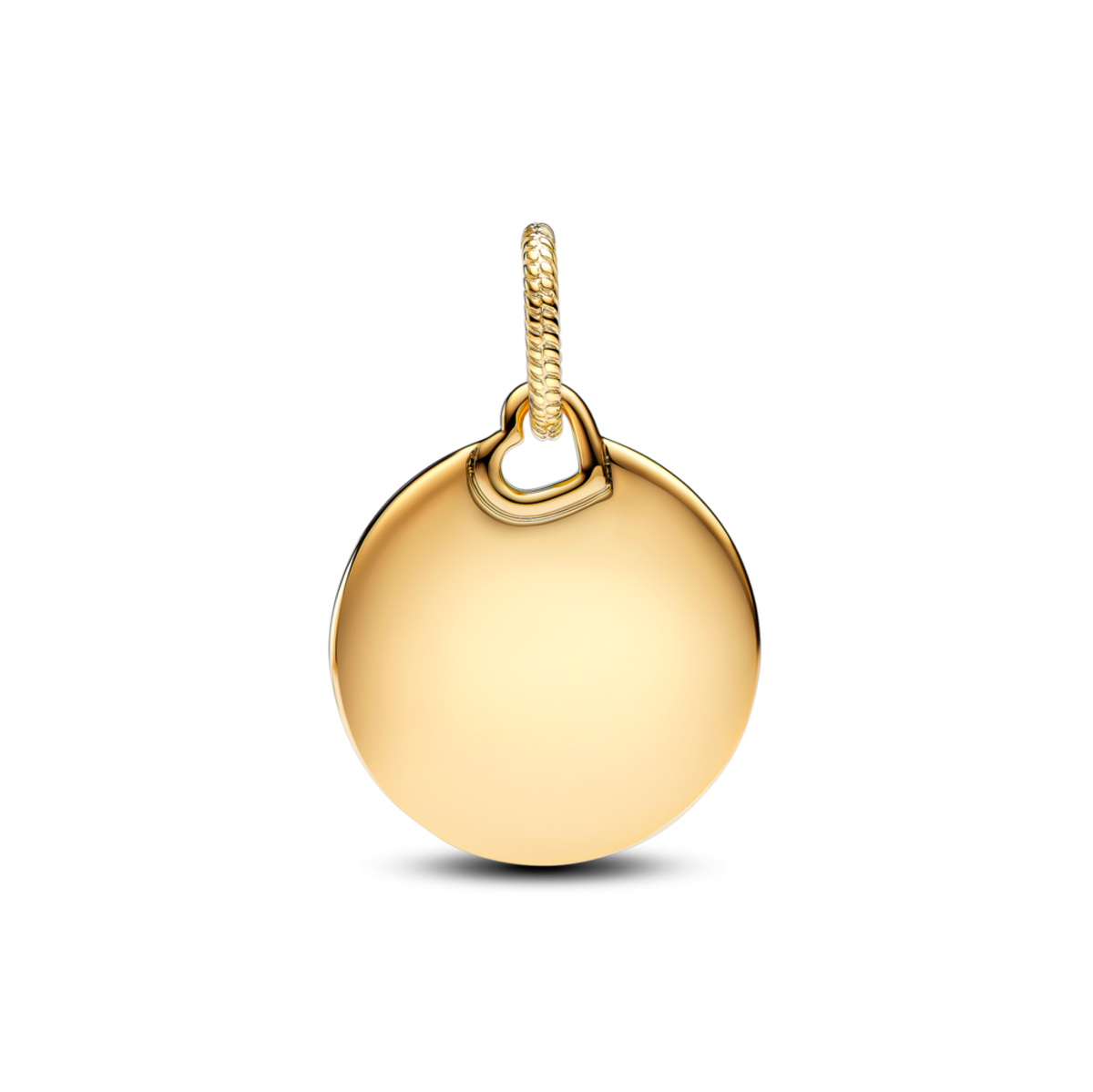 Engravable Round Tag Dangle Charm