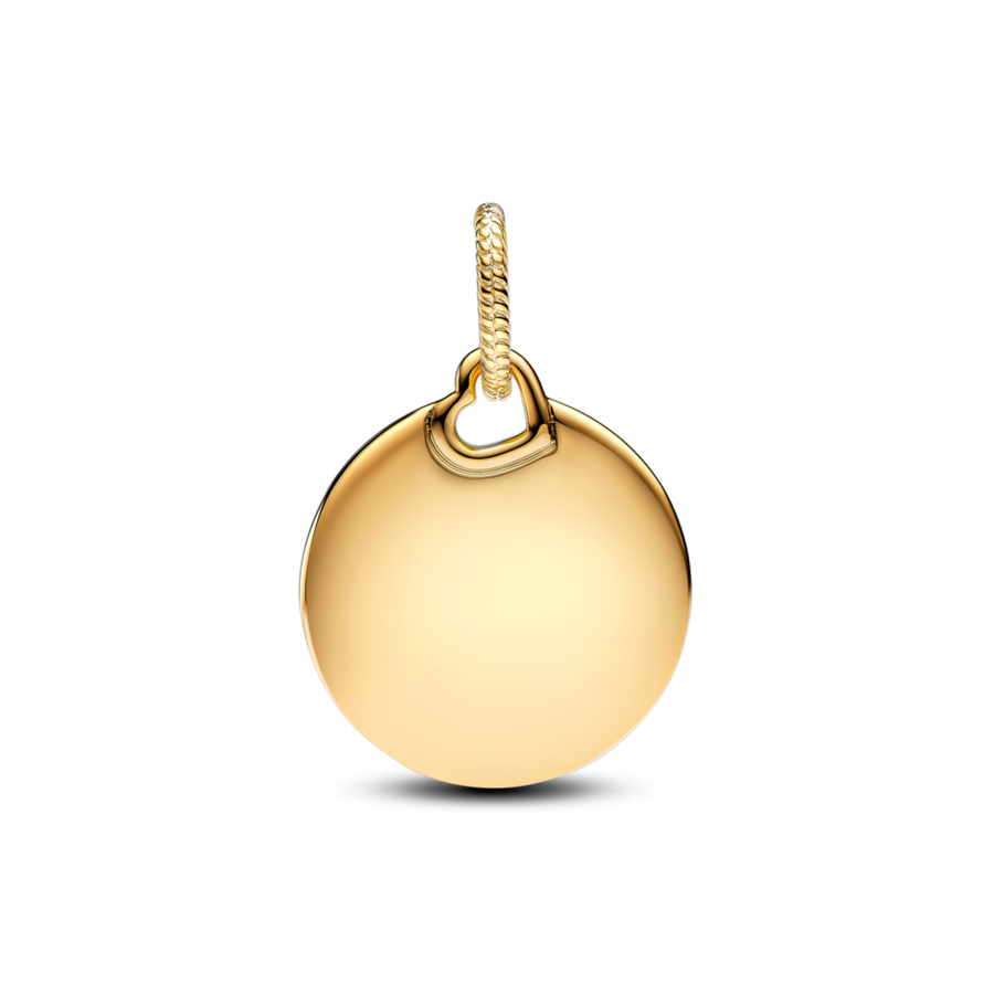 Engravable Round Tag Dangle Charm