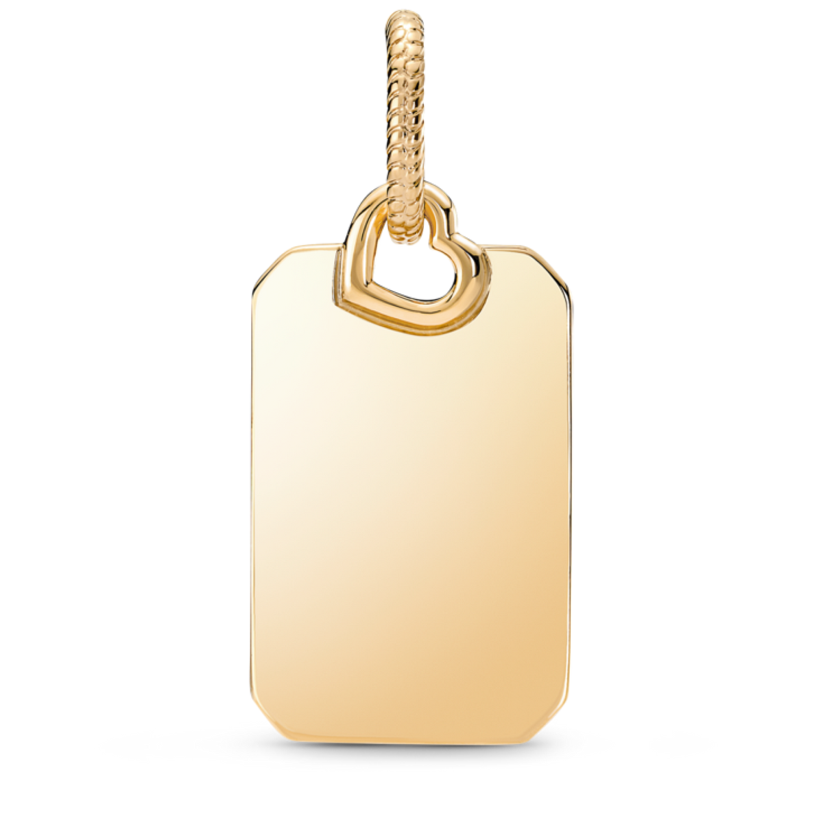 Engravable Rectangle Tag Pendant