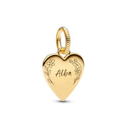 Engravable Heart Tag Pendant 