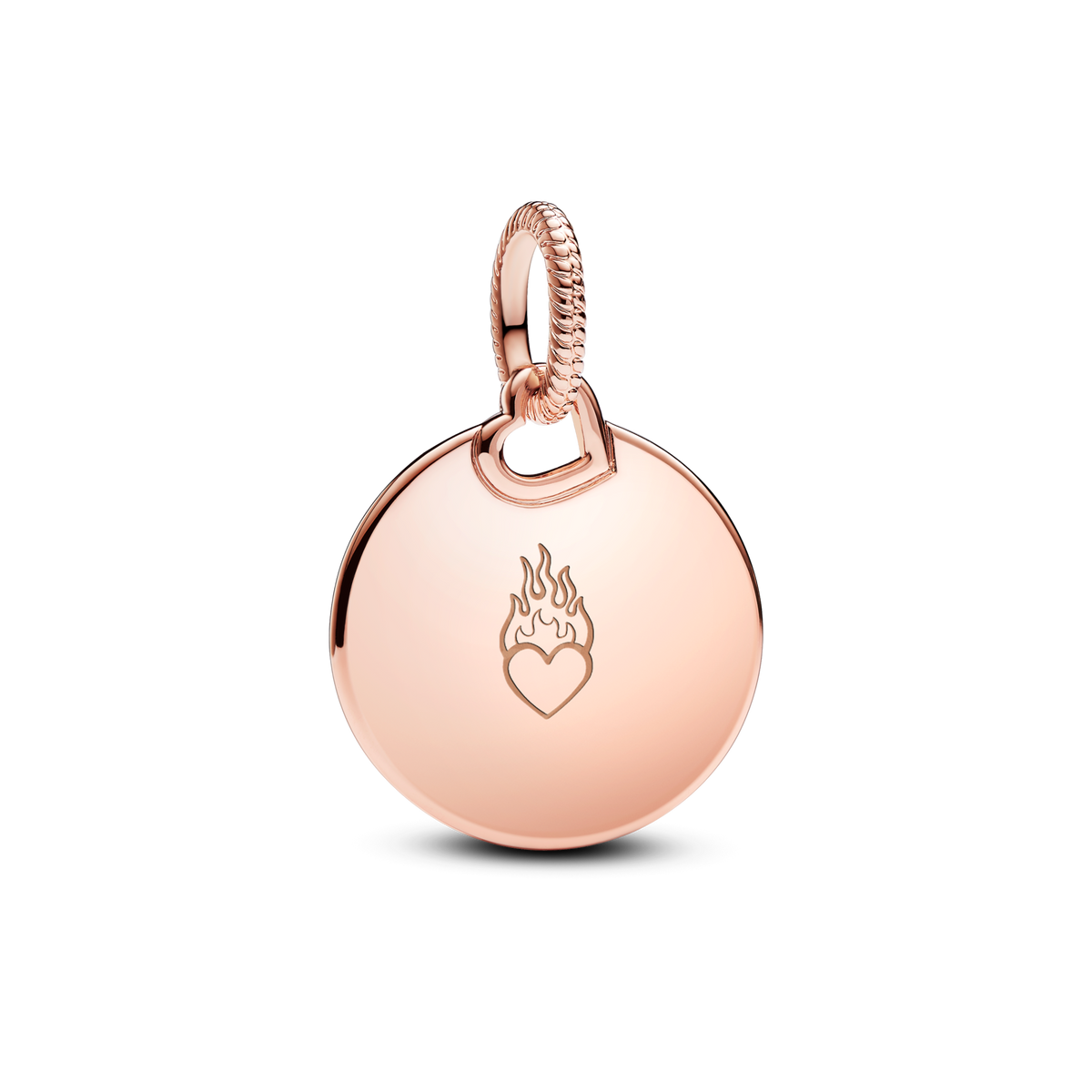 Engravable Round Tag Pendant