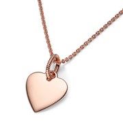 Engravable Heart Tag Pendant
