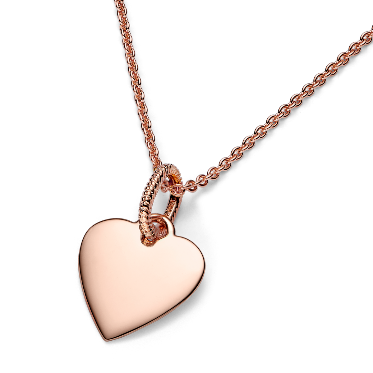 Engravable Heart Tag Pendant