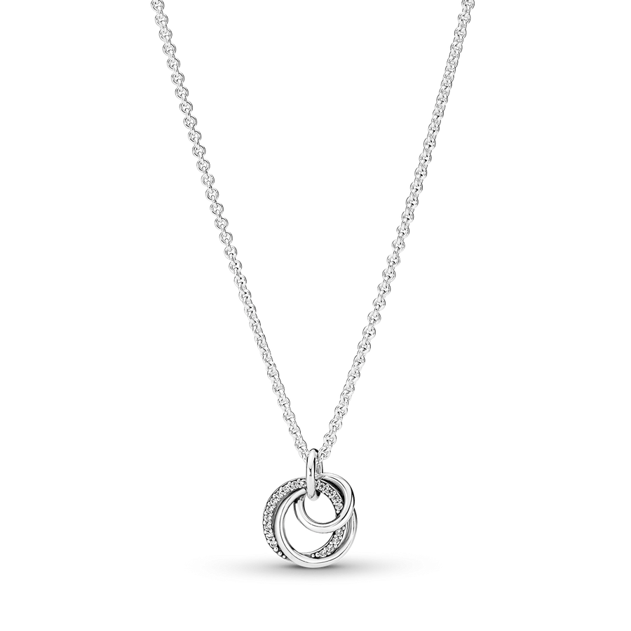 Family Always Encircled Pendant Necklace