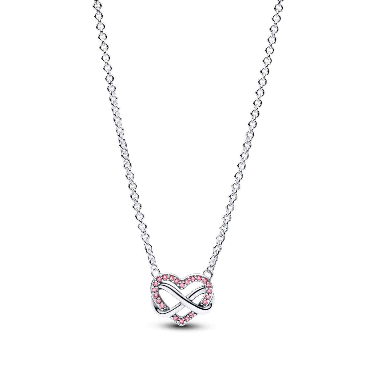 Pink Infinity Heart Jewelry Set