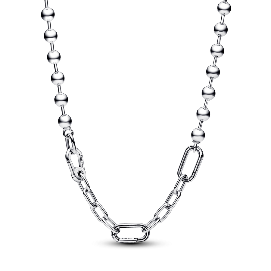 Pandora ME Metal Bead & Link Chain Necklace