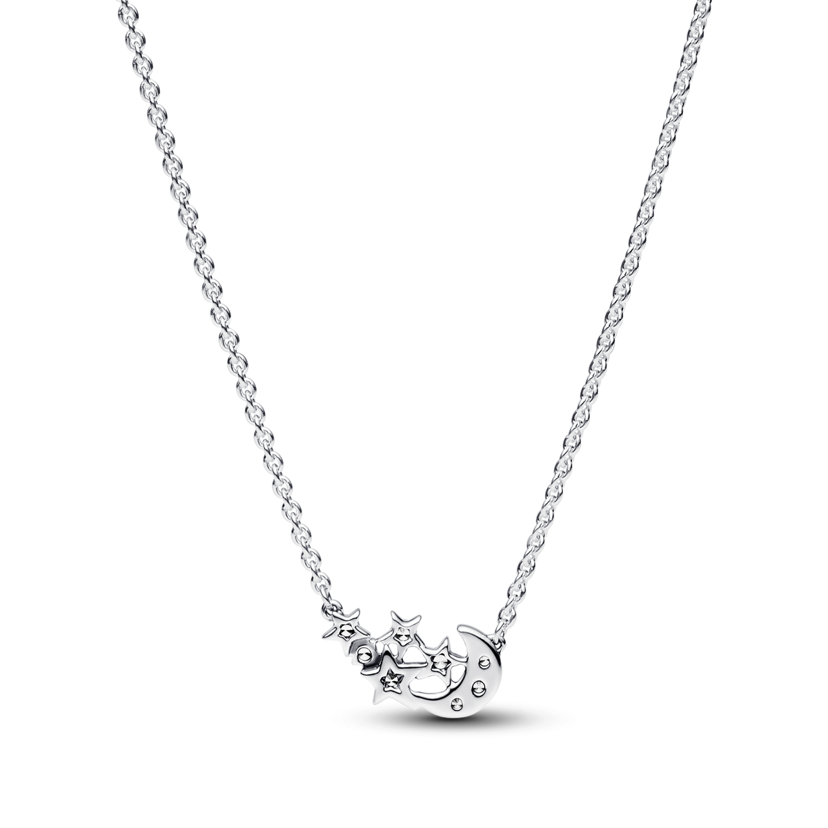 Sparkling Moon & Star Collier Necklace