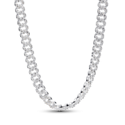 Pavé Cuban Chain Necklace