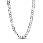 Pavé Cuban Chain Necklace