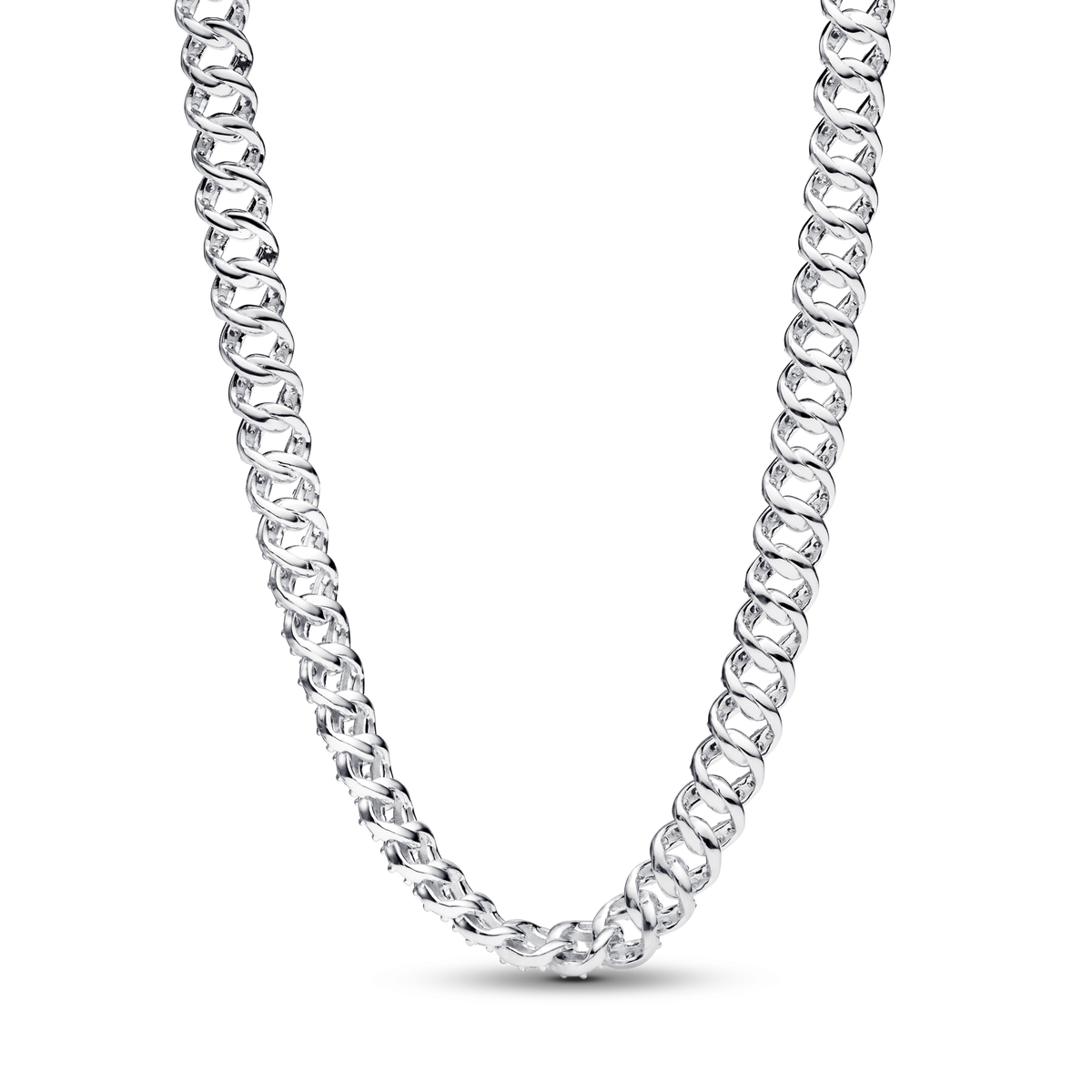 Pavé Cuban Chain Necklace