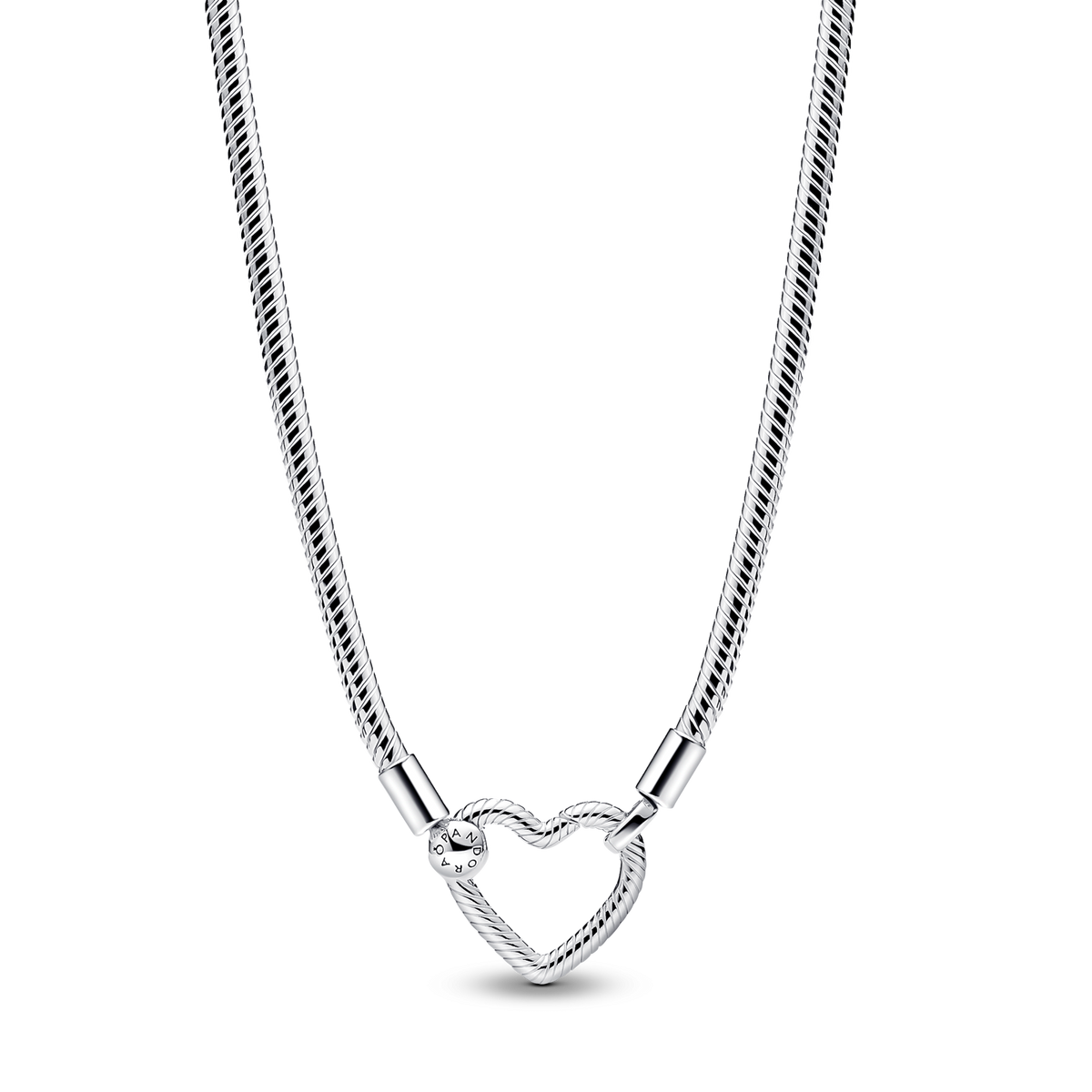 Heart Closure Snake Chain Necklace