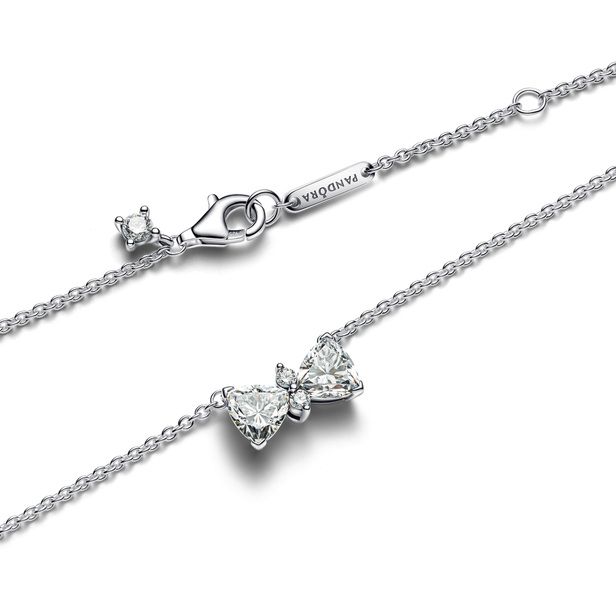 Sparkling Bow Necklace