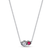 Halo Hearts Pendant Necklace
