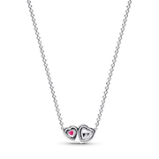 Halo Hearts Pendant Necklace