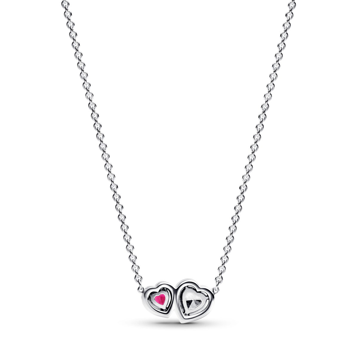 Halo Hearts Pendant Necklace