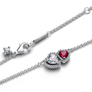 Halo Hearts Pendant Necklace