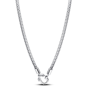 Studded Clasp & Chain Necklace