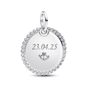 Engravable Round Tag Pendant