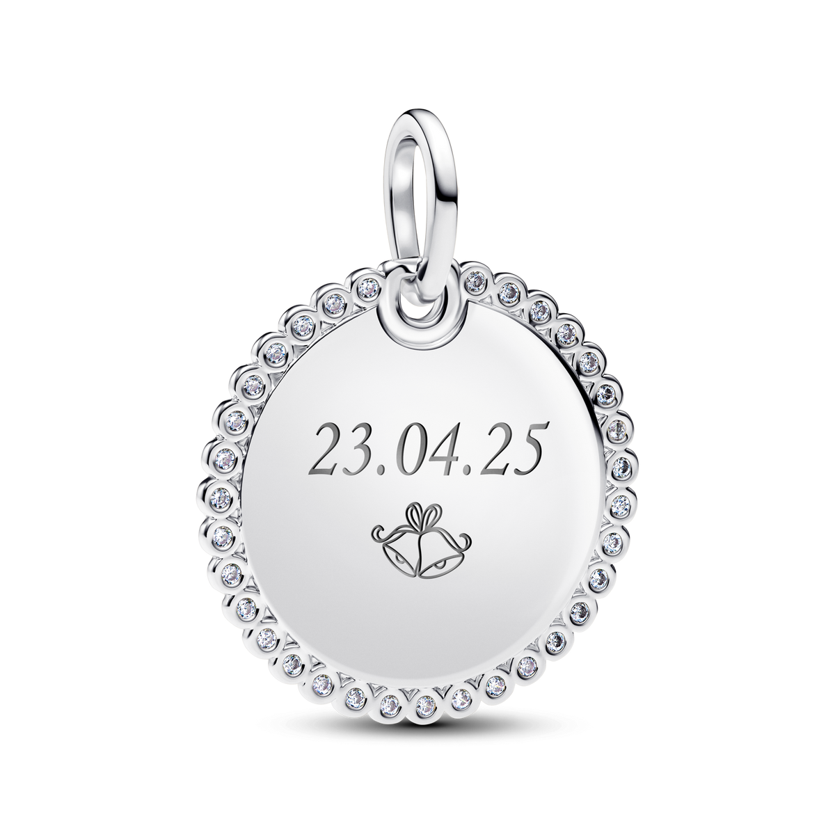 Engravable Round Tag Pendant