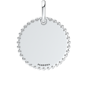 Engravable Round Tag Pendant
