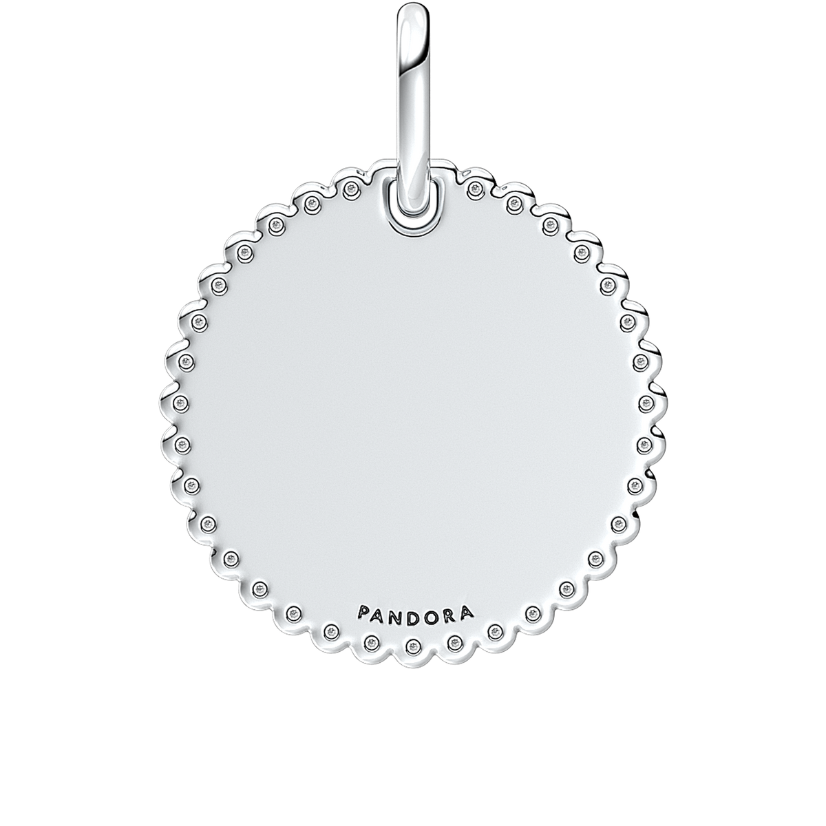 Engravable Round Tag Pendant