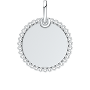 Engravable Round Tag Pendant