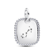Engravable Square Tag Pendant