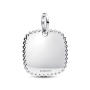 Engravable Square Tag Pendant