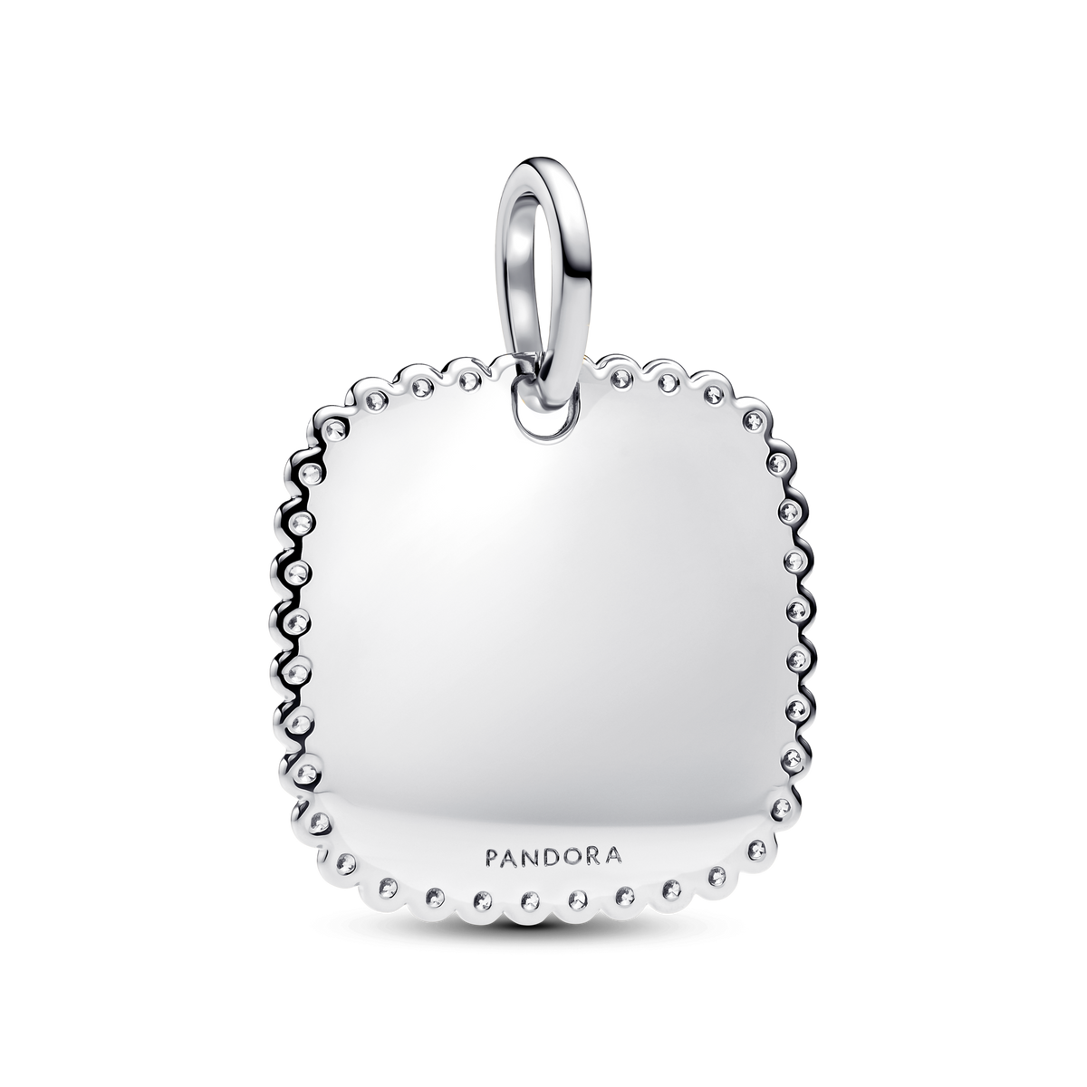 Engravable Square Tag Pendant