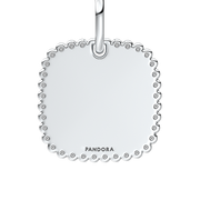 Engravable Square Tag Pendant