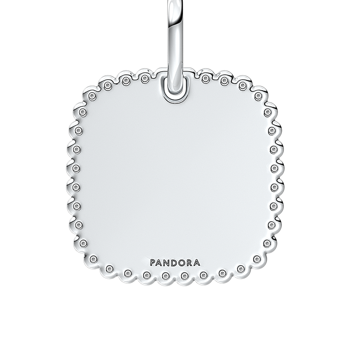 Engravable Square Tag Pendant