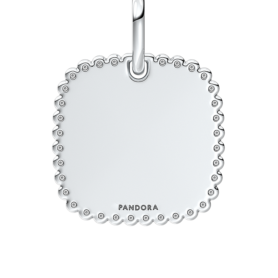 Engravable Square Tag Pendant