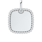 Engravable Square Tag Pendant
