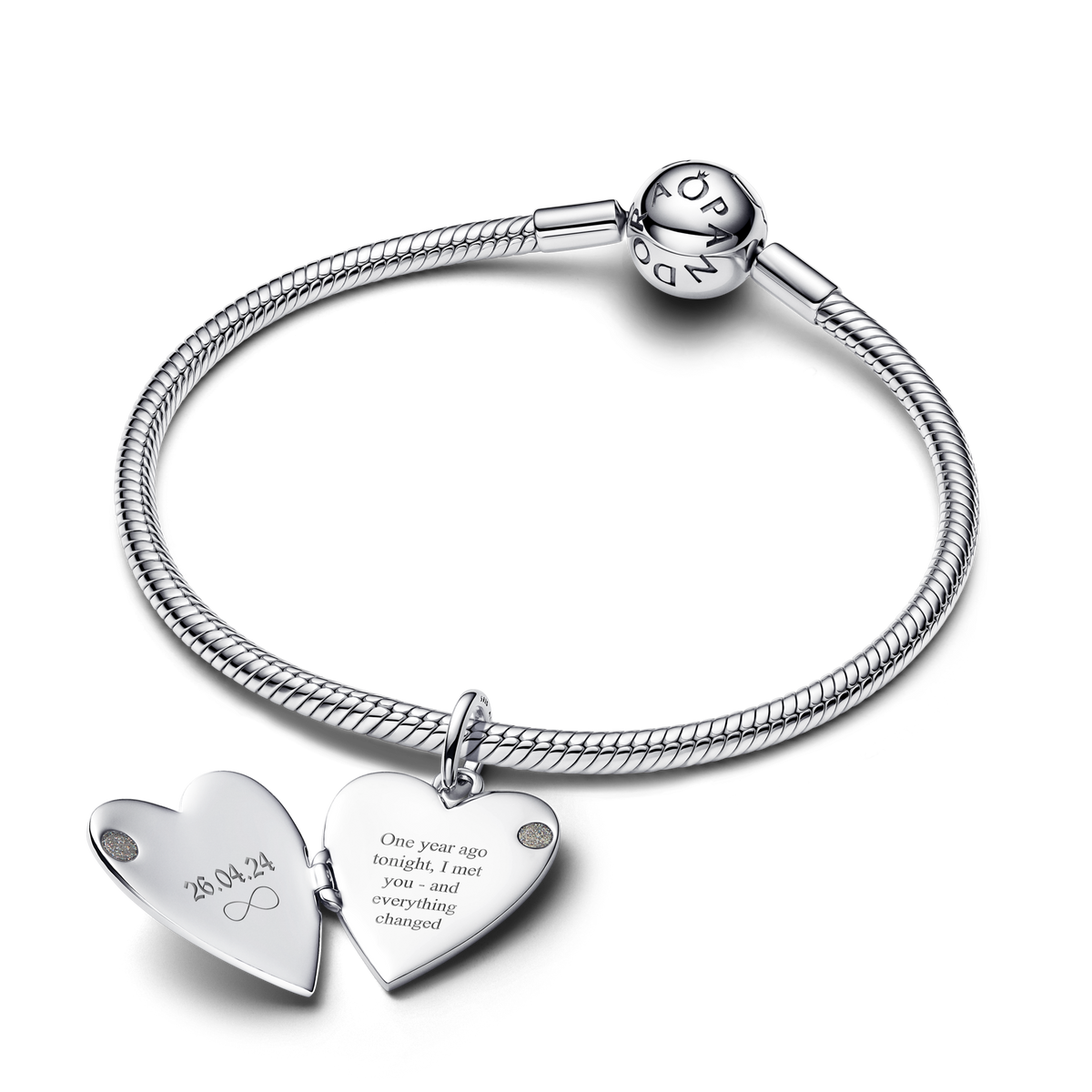 Engravable Openable Heart Tag Pendant