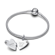 Engravable Openable Heart Tag Pendant