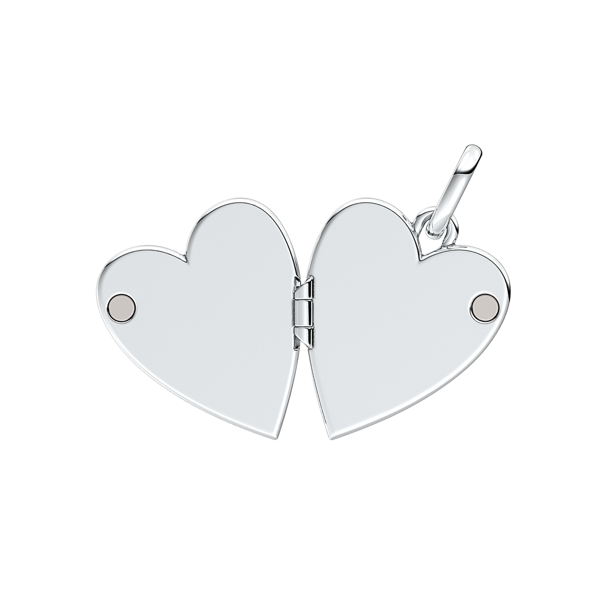 Engravable Openable Heart Tag Pendant