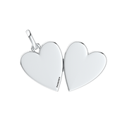 Engravable Openable Heart Tag Pendant
