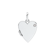 Engravable Openable Heart Tag Pendant