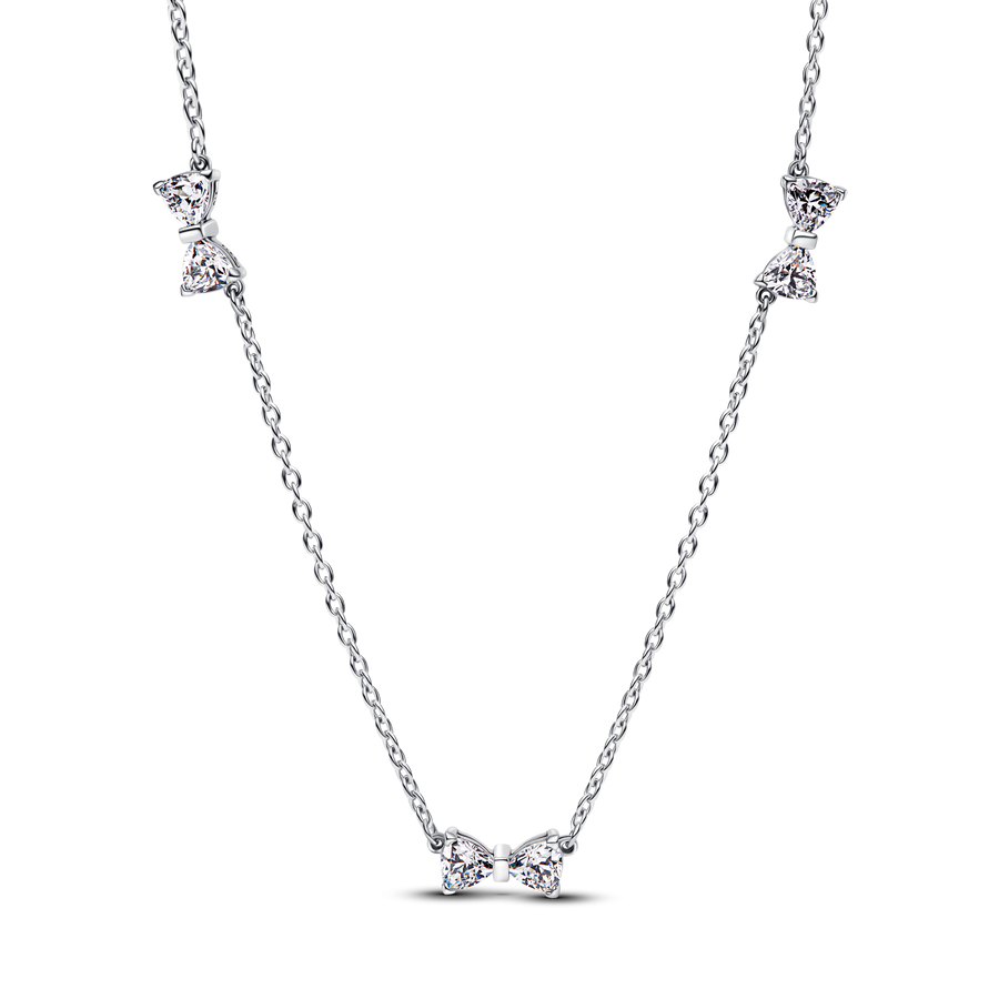Bow Station Chain Necklace