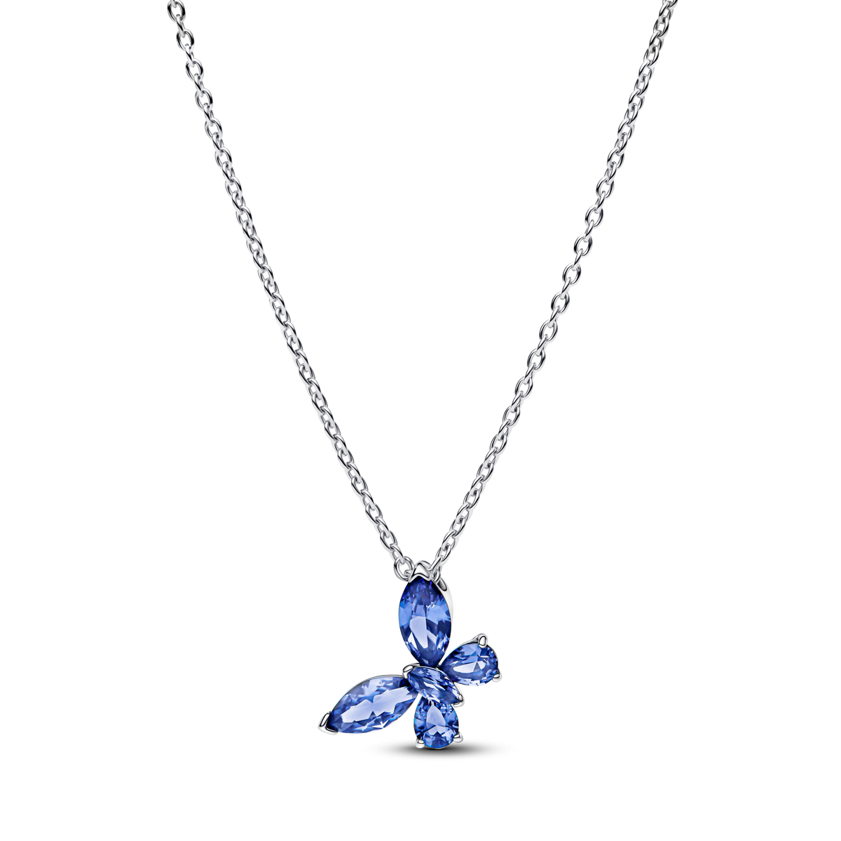 Winter Blue Butterfly Jewelry Set