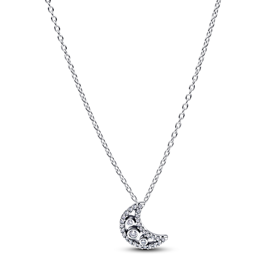 Crescent Moon Pendant Necklace