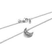 Crescent Moon Pendant Necklace