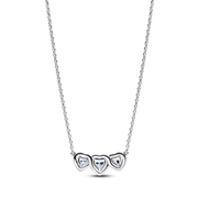 Halo Heart Trilogy Collier Necklace