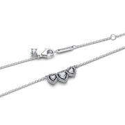 Halo Heart Trilogy Collier Necklace
