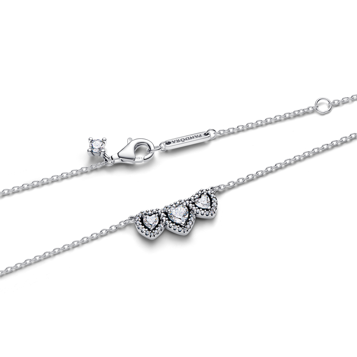 Halo Heart Trilogy Collier Necklace
