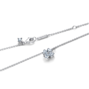 Sparkling Lucky Clover Pendant Necklace