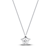 Pandora Talisman Sterling Silver Lab-Grown Diamond Star Pendant Necklace
