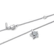 Pandora Talisman Sterling Silver Lab-Grown Diamond Star Pendant Necklace